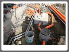 雜排水匯流器　+化糞池配管施工
